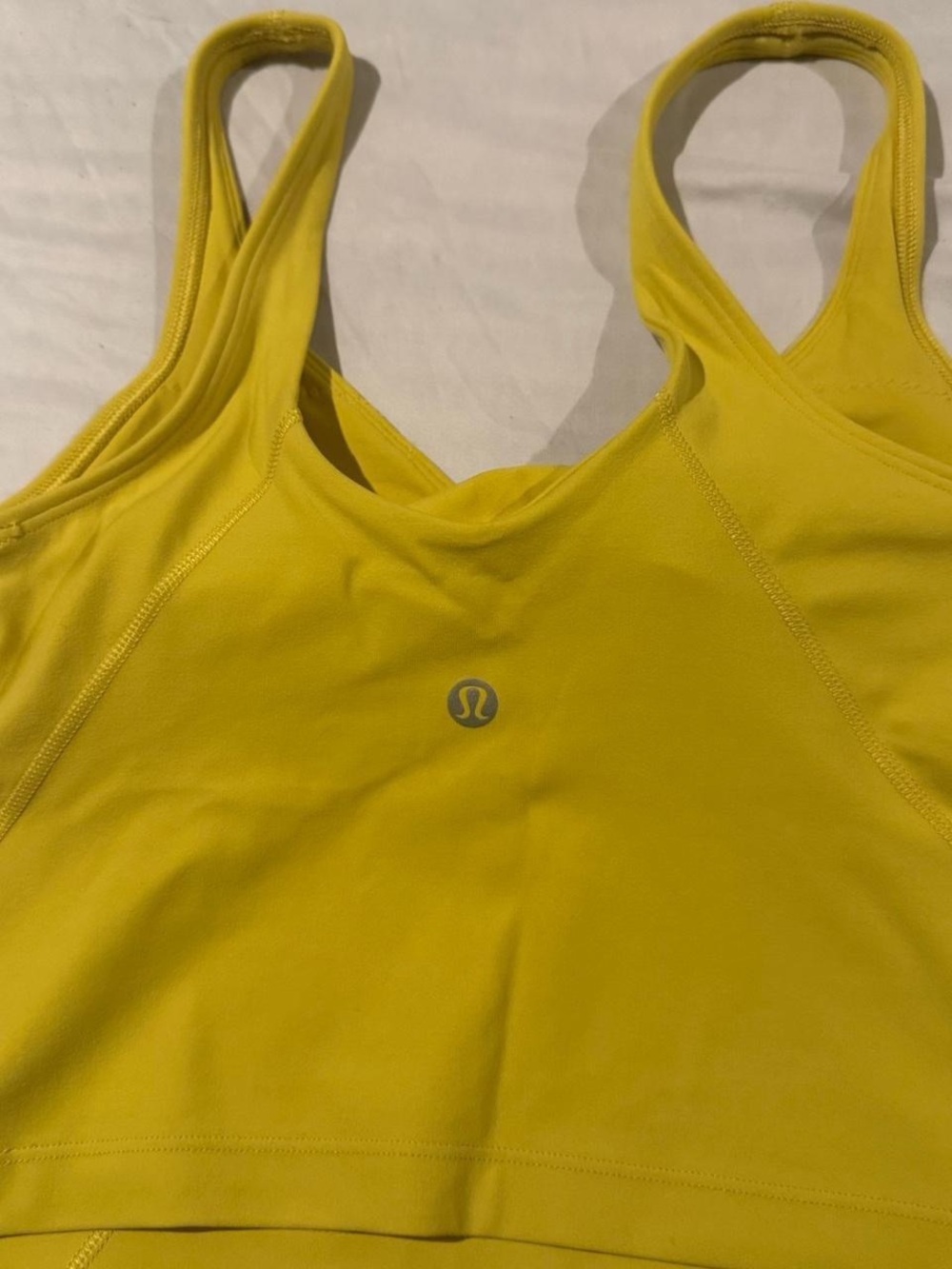 lululemon athletica Yellow Sports Crop Tank